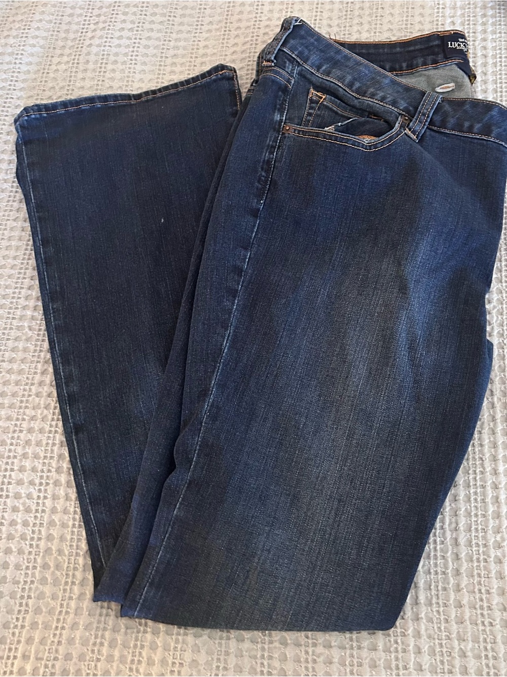 Lucky Brand Women's Dark Blue Gingerboot Jeans
